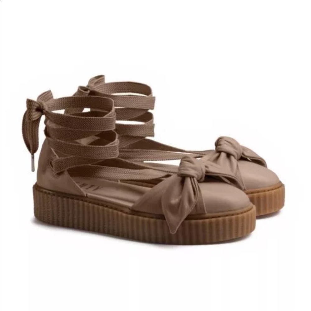 Fenty Puma By Rihanna Bow Creeper Sandal Natural - Picture 2 of 4